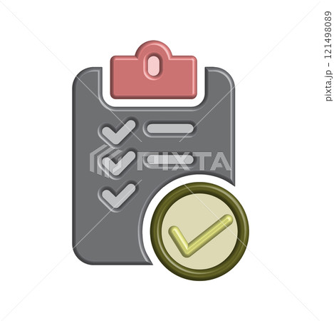 Checklist icon design template 121498089