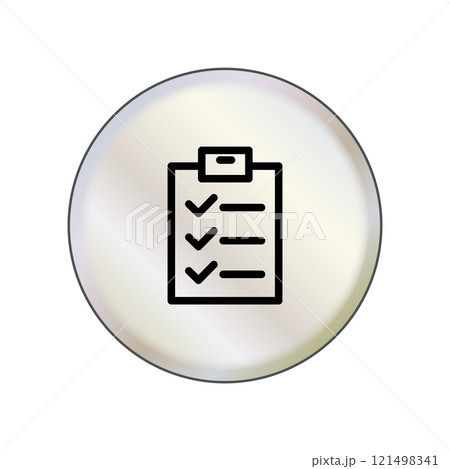 Checklist icon design template Checklist icon design template 121498341