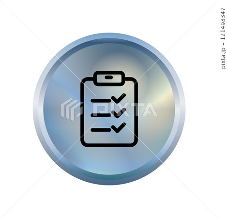 Checklist icon design template Checklist icon design template 121498347