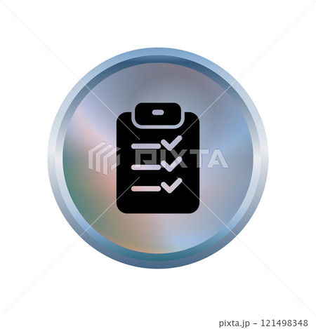 Checklist icon design template Checklist icon design template 121498348