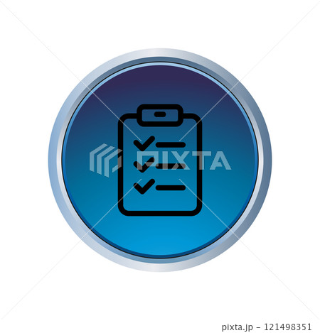 Checklist icon design template Checklist icon design template 121498351