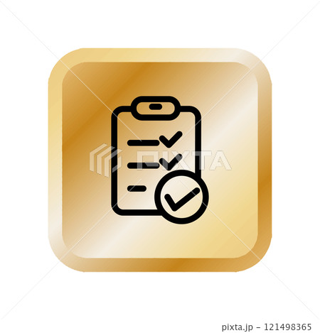 Checklist icon design template Checklist icon design template 121498365
