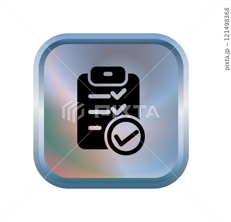 Checklist icon design template Checklist icon design template 121498368