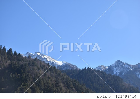 landscape of five flowers lake at Jiuzhaigou natural national park travel location in China landscape of five flowers lake at Jiuzhaigou natural national park travel location in China 121498414