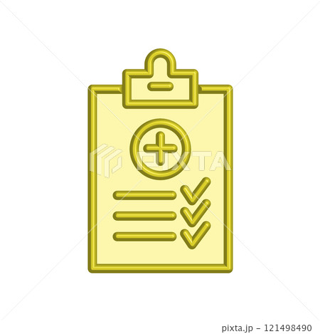 Medical Report icon template Medical Report icon template 121498490