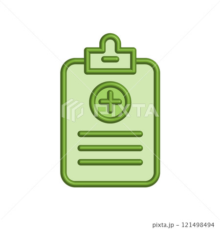 Medical Report icon template Medical Report icon template 121498494