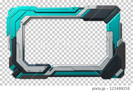 Futuristic picture frame design 121499258
