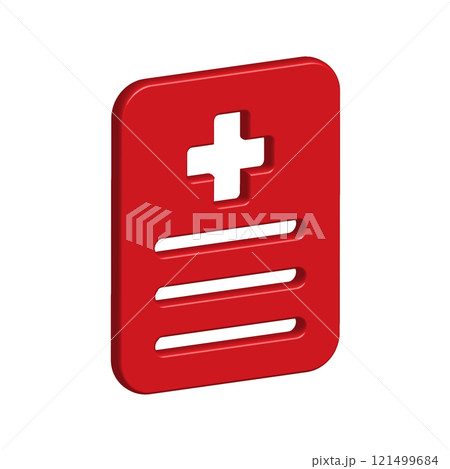 Medical Report icon template 121499684