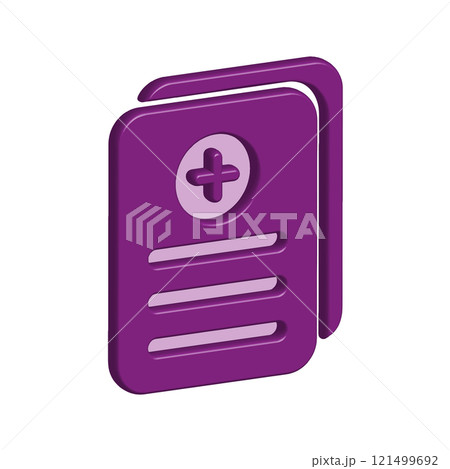 Medical Report icon template 121499692