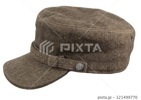vintage army winter uniform cap 121499770
