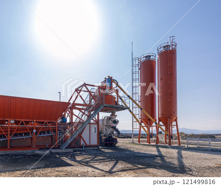 Concrete batching plant Concrete batching plant 121499816