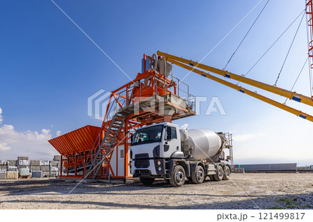 Concrete mixing plant Concrete mixing plant 121499817
