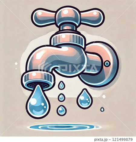 水漏れする蛇口 121499879
