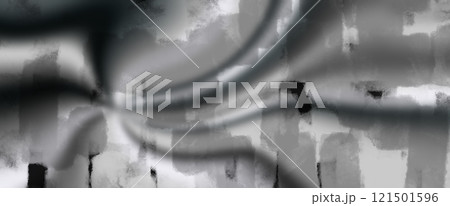 抽象的　水墨画　背景　素材 121501596
