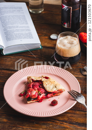 Strawberry and Sorrel Galette 121503670