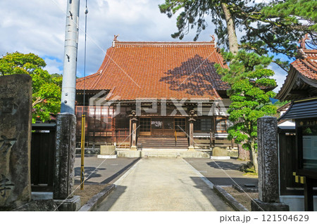 鳥取・八頭郡若桜町 若桜の街並み 西方寺 鳥取・八頭郡若桜町 若桜の街並み 西方寺 121504629