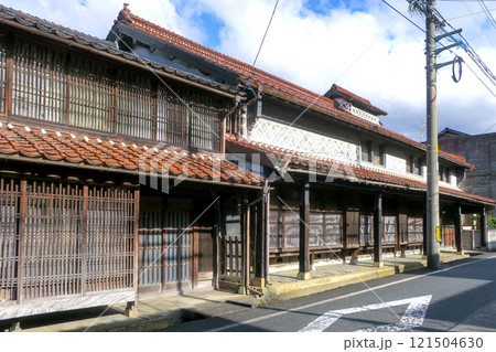 鳥取・八頭郡若桜町 若桜の街並み・仮屋通り 121504630