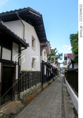 鳥取・八頭郡若桜町 若桜の街並み・蔵通り 121504632