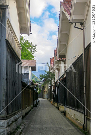 鳥取・八頭郡若桜町 若桜の街並み・蔵通り 121504635