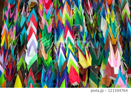 千羽鶴の束 121504764