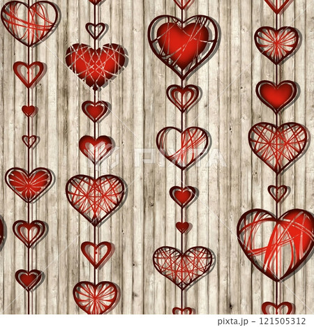 Seamless pattern with hearts . A repeating texture for decorating Valentine's day. Seamless pattern with hearts . A repeating texture for decorating Valentine's day. 121505312