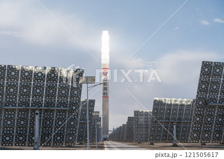 溶融塩タワー型太陽熱発電所 121505617