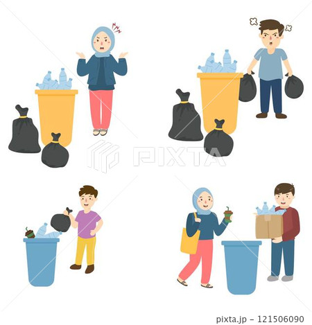 kids cleaning park of trash boys 121506090