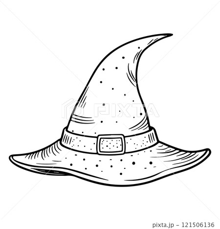 La Bephana's hat, Italian Christmas symbol design element 121506136