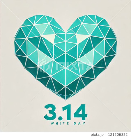 モダンなハートのイラスト、愛 121506822