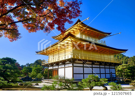 鹿苑寺・金閣寺・北側(京都・北区) 鹿苑寺・金閣寺・北側(京都・北区) 121507665