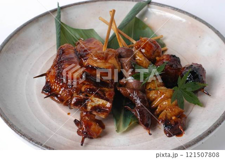 たれ焼き鳥の盛り合わせ 121507808