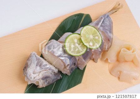 鯵の姿棒寿司 121507817