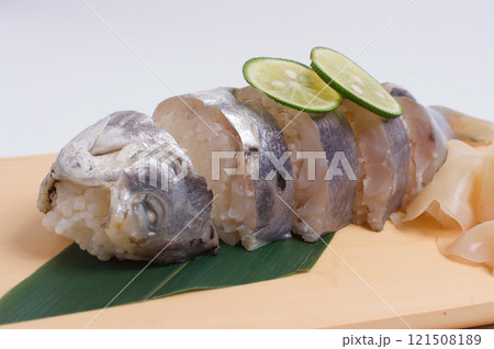 鯵の姿棒寿司 121508189