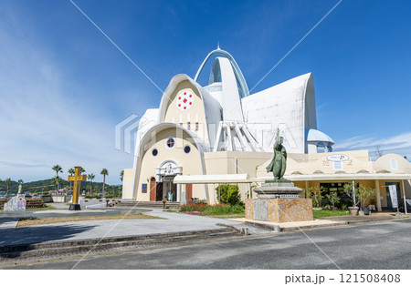 熊本県上天草市　快晴の天草四郎ミュージアム 121508408