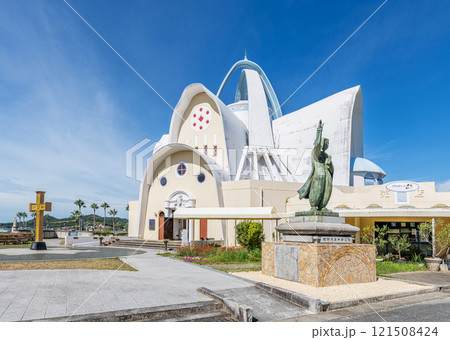 熊本県上天草市　快晴の天草四郎ミュージアム 121508424