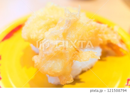 回転寿司の美味しい一皿 - 海老天 回転寿司の美味しい一皿 - 海老天 121508794