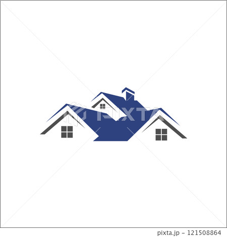 home house real estate property building logo vector 121508864