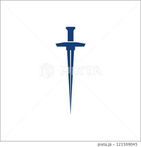 simple Sword icon logo designs vector 121509045
