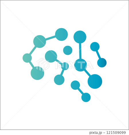 brain Share Icon Logo Design Element 121509099