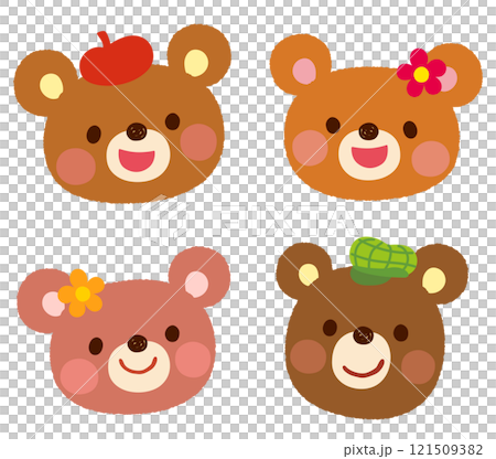 Cute bear pop character 121509382