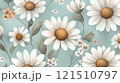 レトロなデイジーの壁紙 121510797