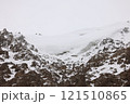 山頂に残る雪塊（4月のパキスタン北部・クンジュラブ峠） 121510865