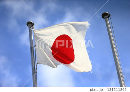 日の丸の旗 121511263