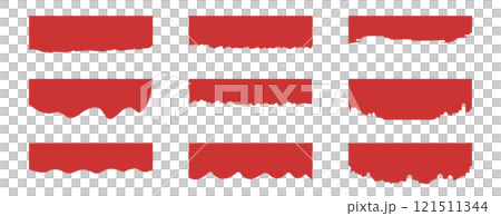 抽象分隔線模板向量插圖。 抽象分隔線模板向量插圖。 121511344