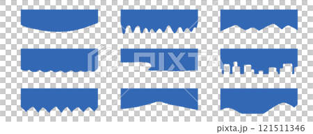 抽象的な仕切りテンプレートベクターイラスト. ウェブ上下の装飾. ウェブ仕切り. 121511346