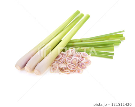Lemongrass isolated on white background 121511420