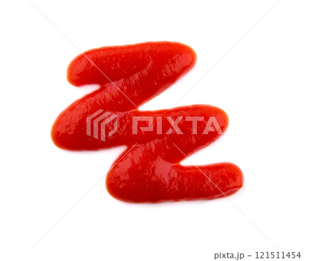 tomato sauce isolated on white background tomato sauce isolated on white background 121511454
