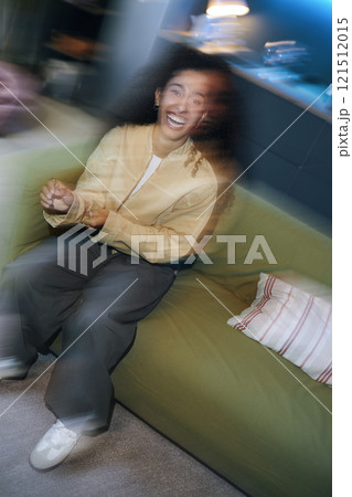 Happy Girl Visiting To Home Party 121512015