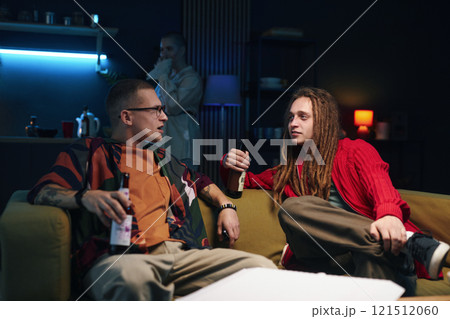 Friends Meeting At Home Party 121512060