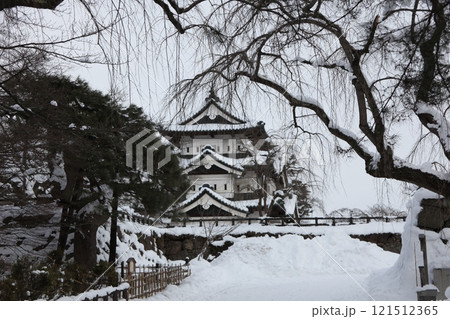 雪の本丸跡_弘前城 雪の本丸跡_弘前城 121512365